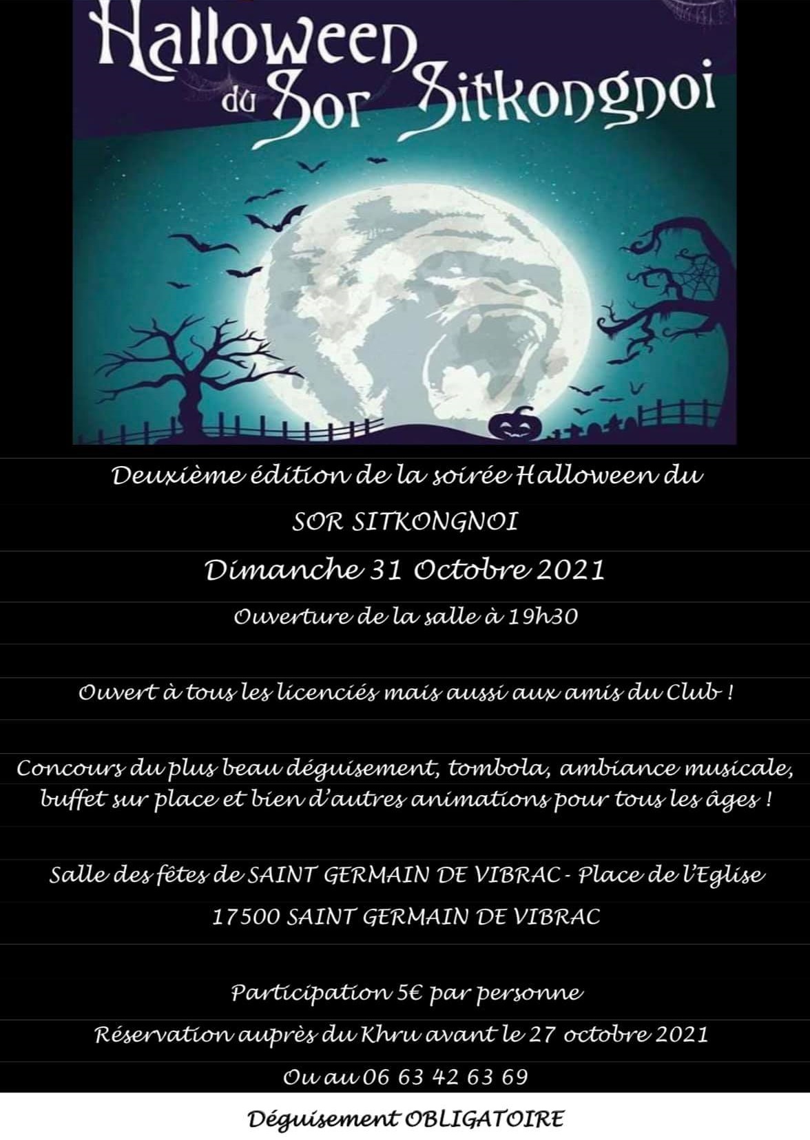 affiche halloween 2021 SSKN