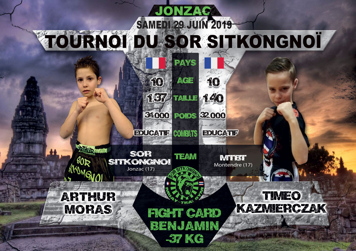 Arthur Moras VS Timeo Kazmierczak 2019