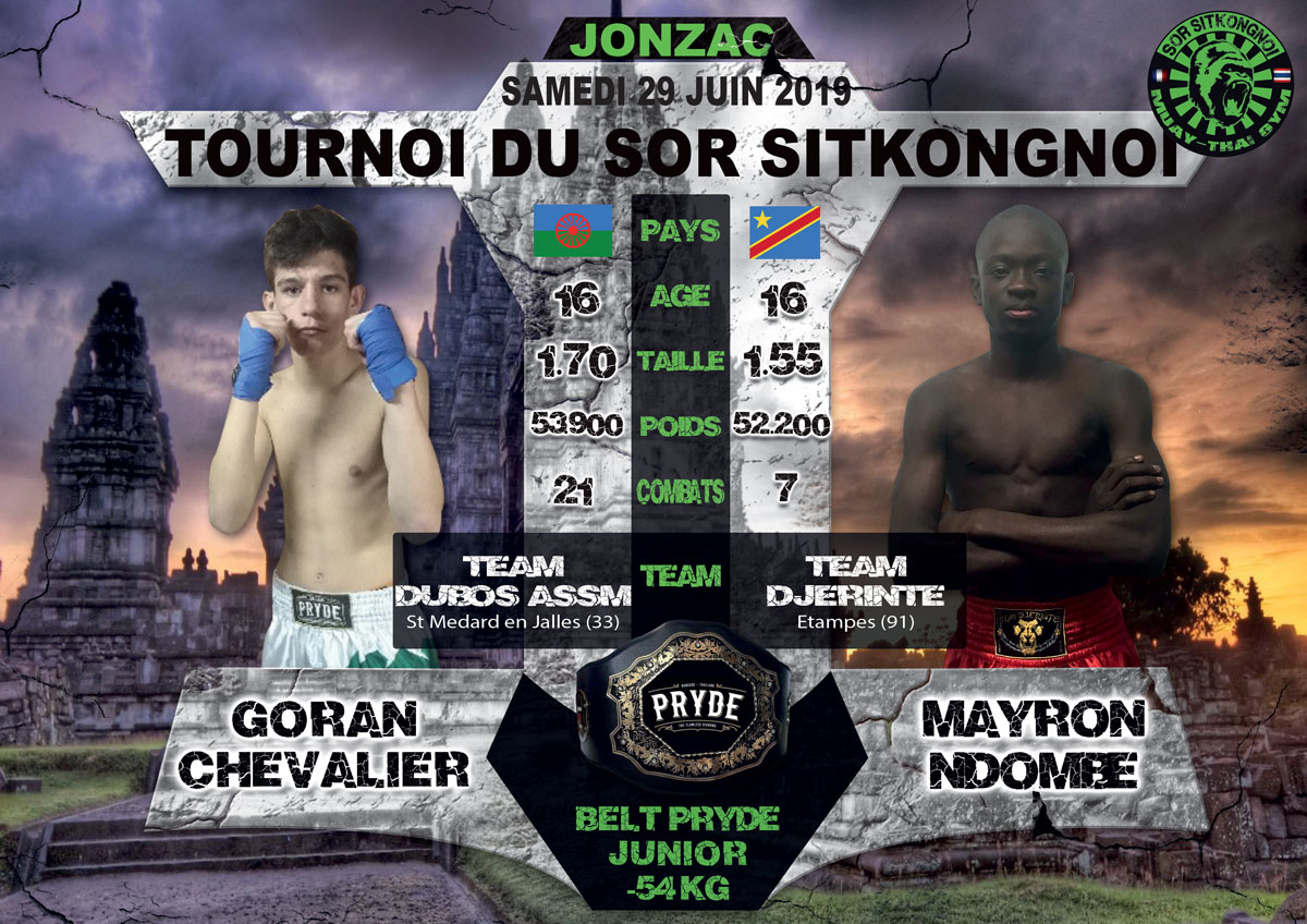 Goran Chevalier VS Mayron Ndombe 2019