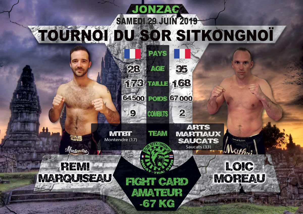 Remi Marquiseau VS Loïc Moreau 2019