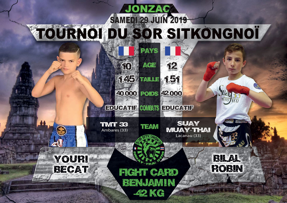 Youri Becat VS Bilal Robin 2019